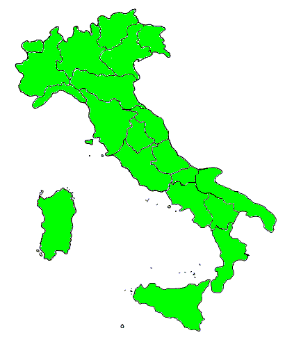 Le provincie cappuccine (Mappa cliccabile)