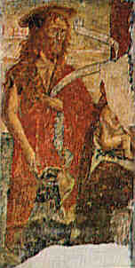 Fontana: Giovanni battista e la Vergine