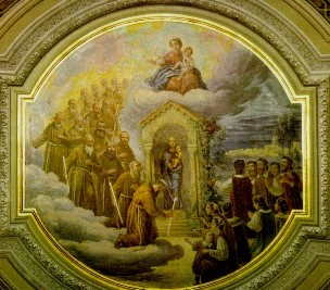 Affereschi con la storia della immagine sacra 2