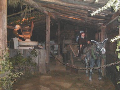 Presepio: scena di vita fratesca