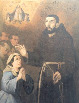 P. Carlo guarisce una donna cieca durante una benedizione